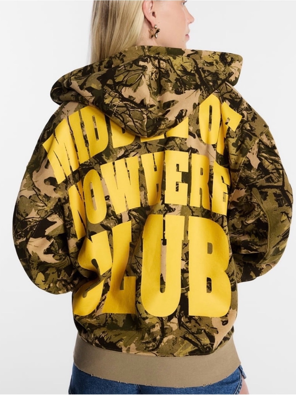 Kacey Musgraves Camo Hoodie Lee Middle of Nowhere Sweatshirt LG NWT Country